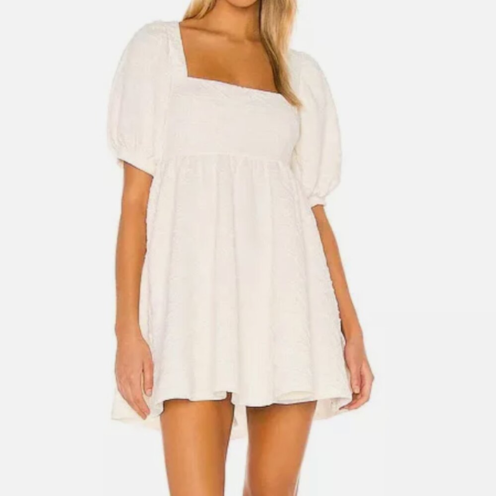 Free People Violet Mini Dress in White